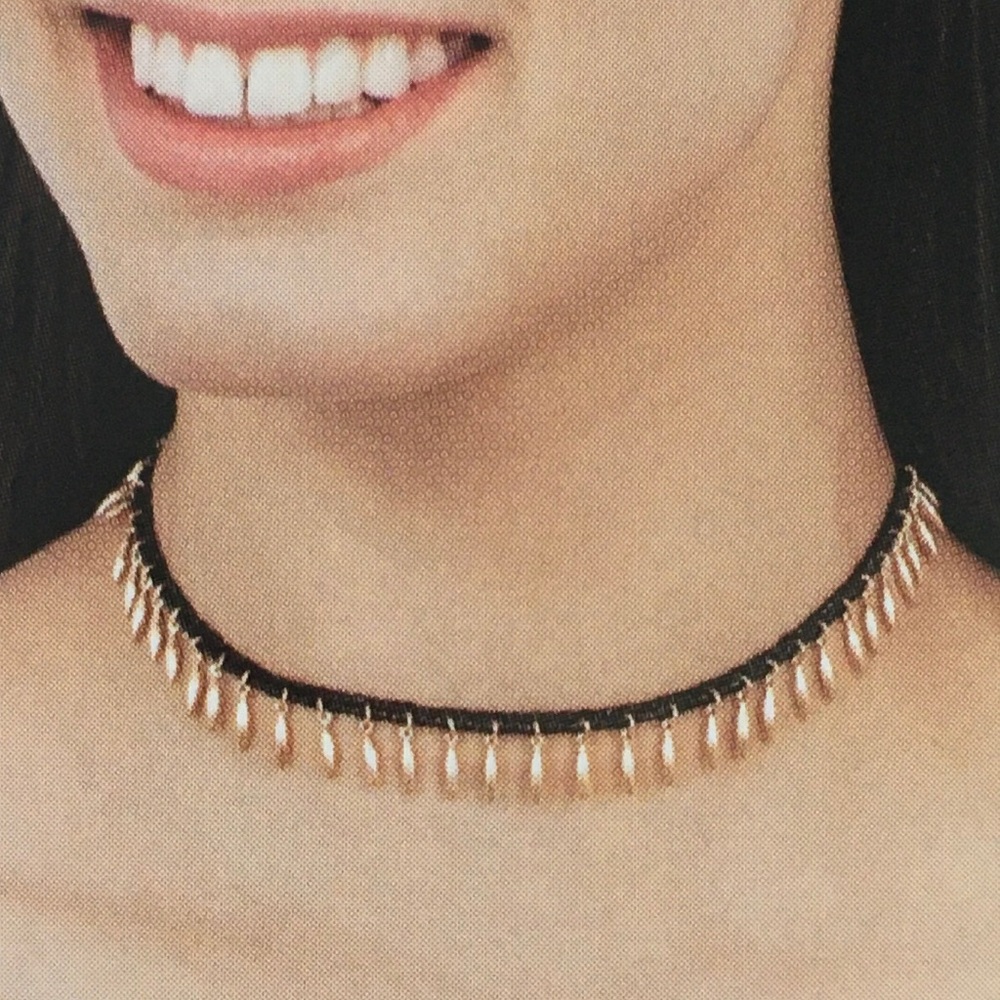 Stella & Dot Versatile Fringe Necklace 29” length